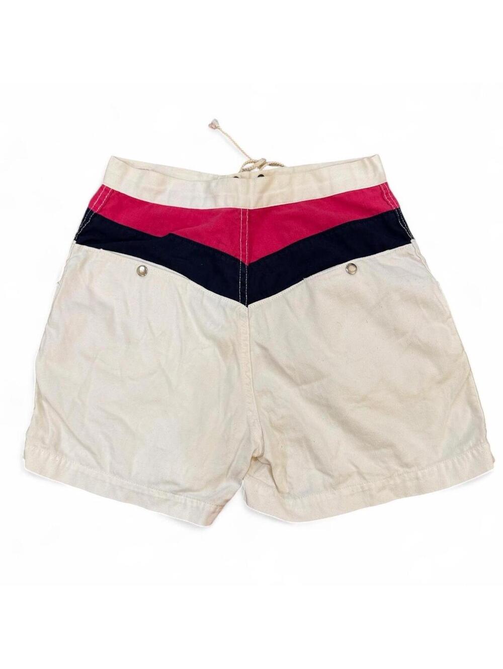 Vintage 80s high rise white shorts Sz. S - Picture 2 of 3